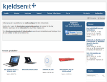 Tablet Screenshot of kjeldsen.it